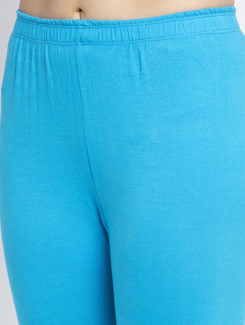pack of 3 solid ankle length leggings - 19776597 - Standard Image - 6