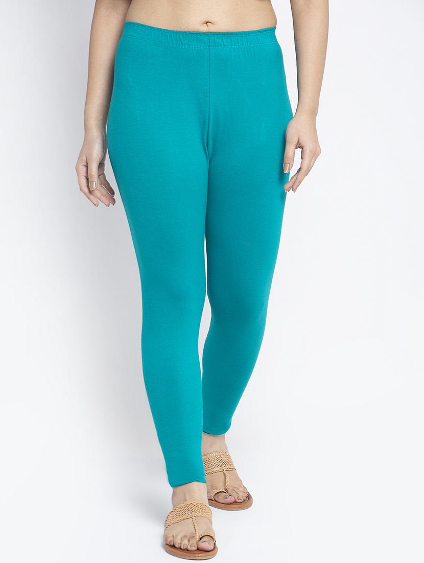 pack of 3 solid ankle length leggings - 19776619 - Standard Image - 4