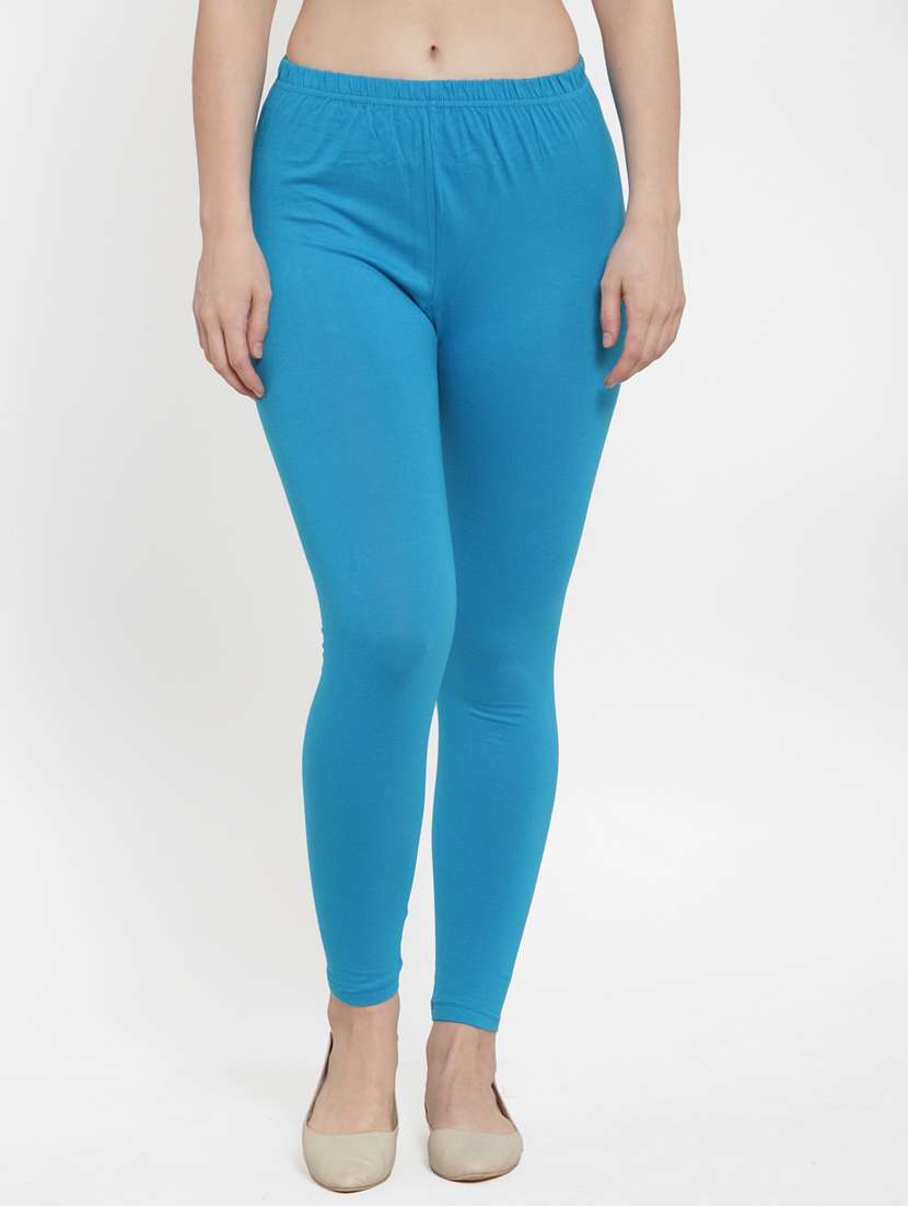 pack of 3 solid ankle length leggings - 19776649 -  Standard Image - 4