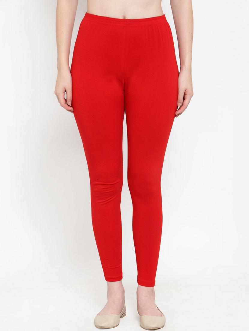 pack of 3 solid ankle length leggings - 19776671 - Standard Image - 1