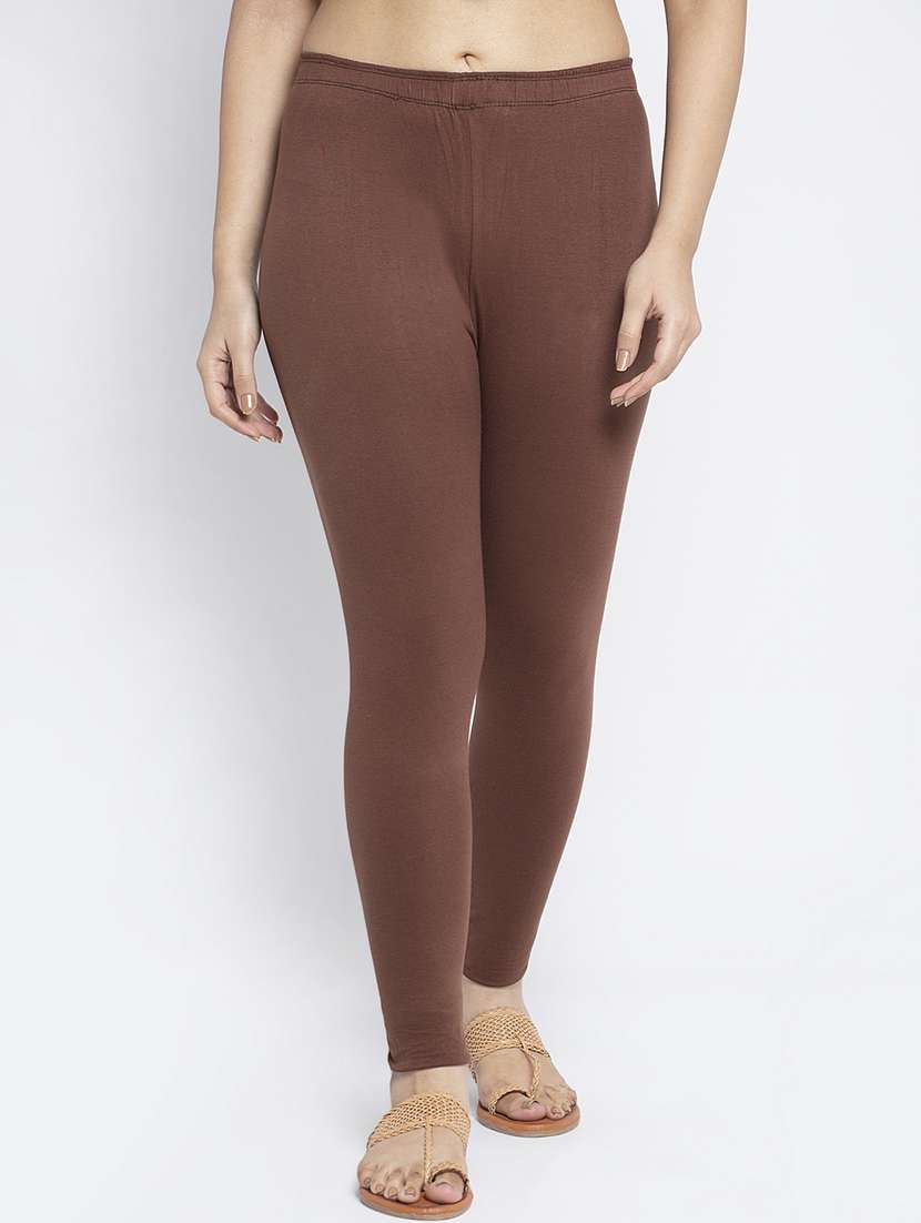 pack of 3 solid ankle length leggings - 19777542 -  Standard Image - 4