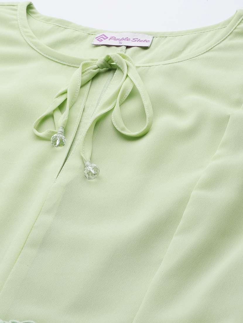 women's tiered dress solid dress - 19777994 - Standard Image - 4