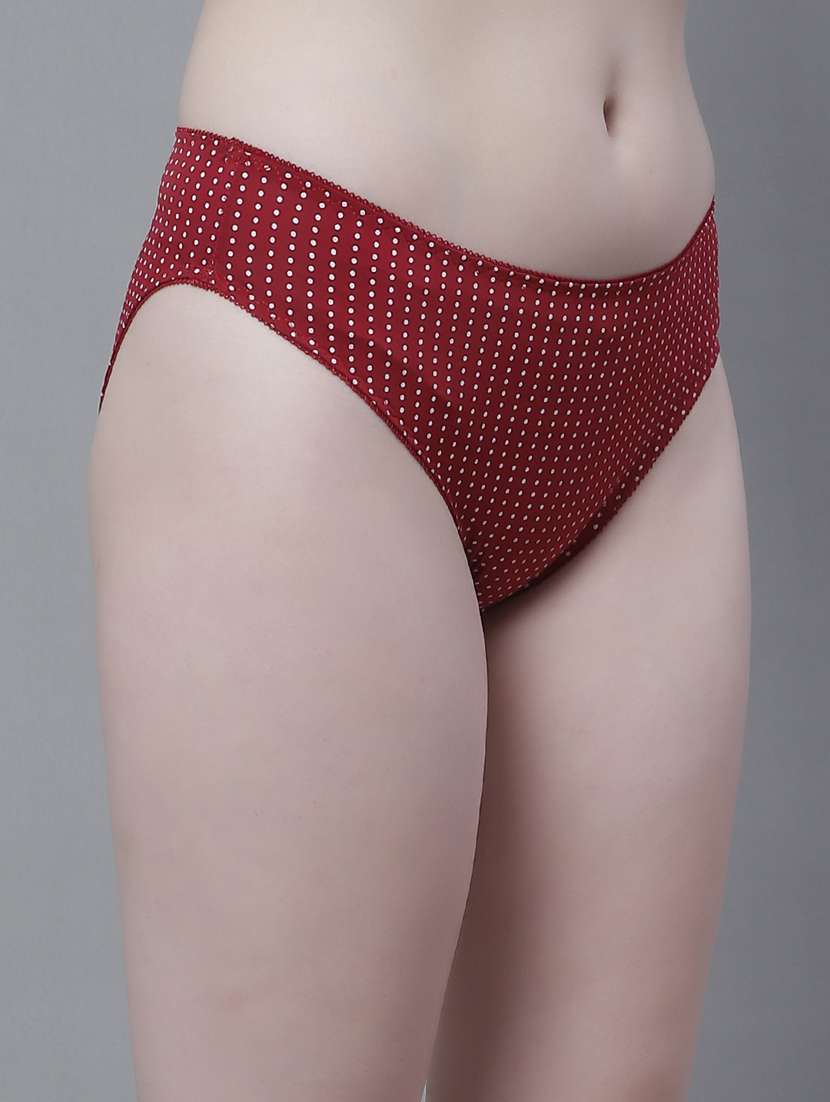 red poly spandex bikini panty - 19779111 -  Standard Image - 1