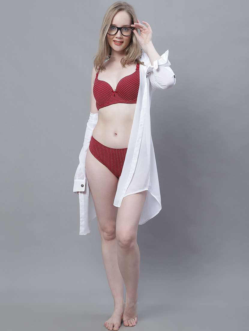 red poly spandex bikini panty - 19779111 -  Standard Image - 4