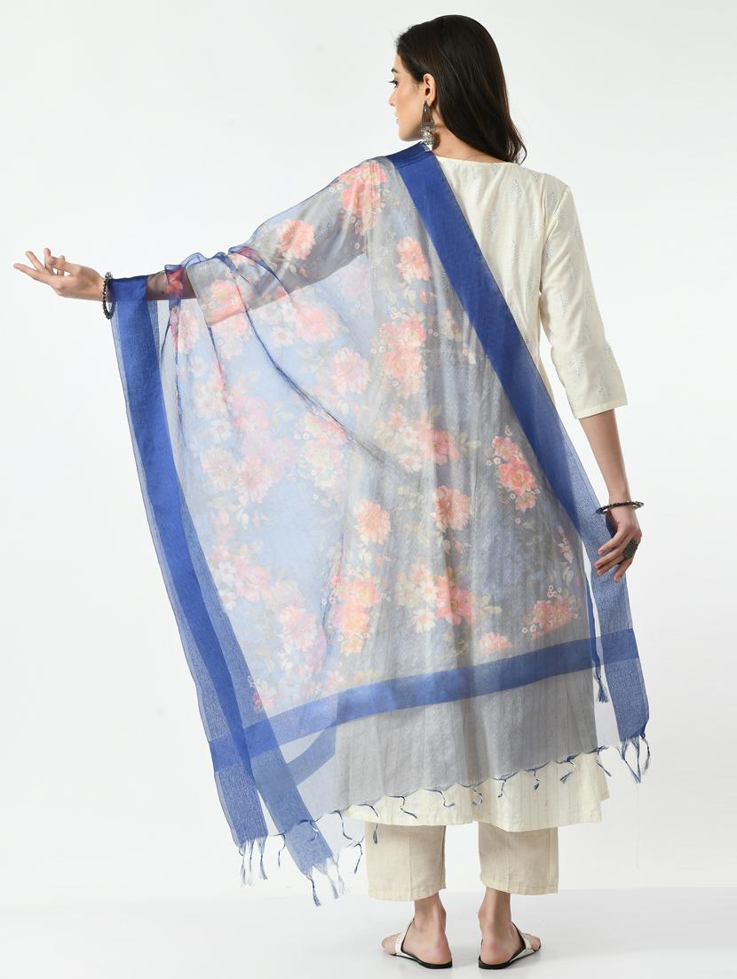 floral printed dupatta - 19779129 -  Standard Image - 1