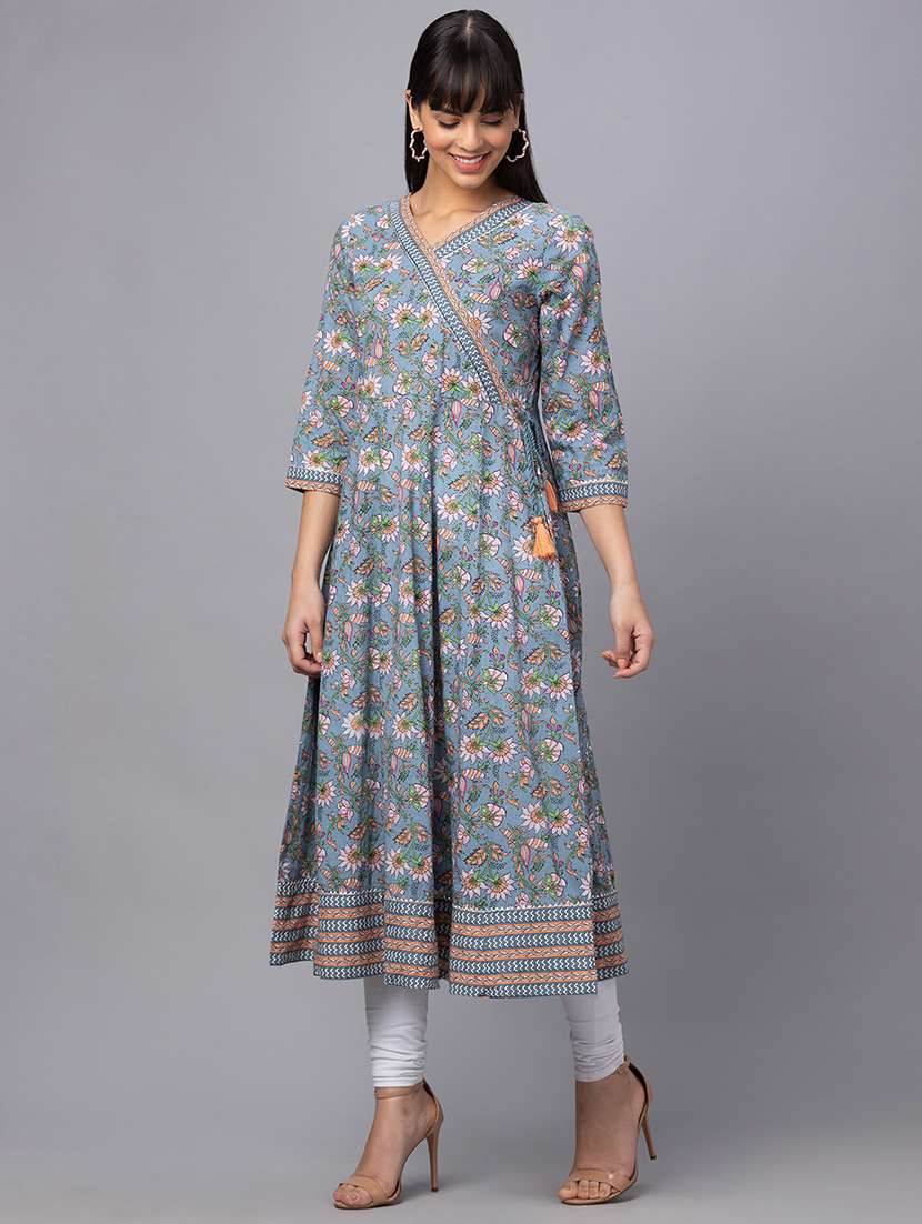 women's flared kurta - 19779198 -  Standard Image - 1