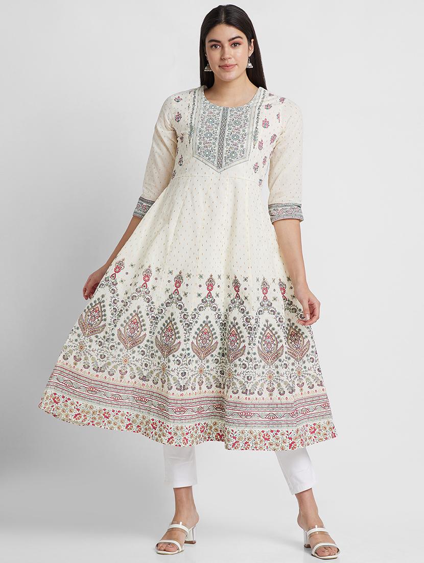 women's flared kurta - 19779238 -  Zoom Image - 0