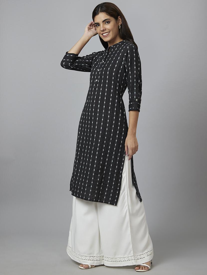 women's straight kurta - 19779278 - Standard Image - 1