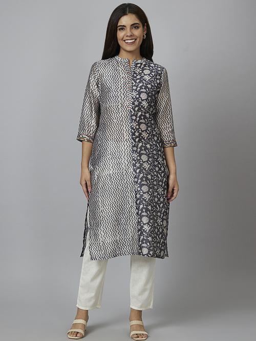 women's straight kurta - 19779281 -  Standard Image - 0