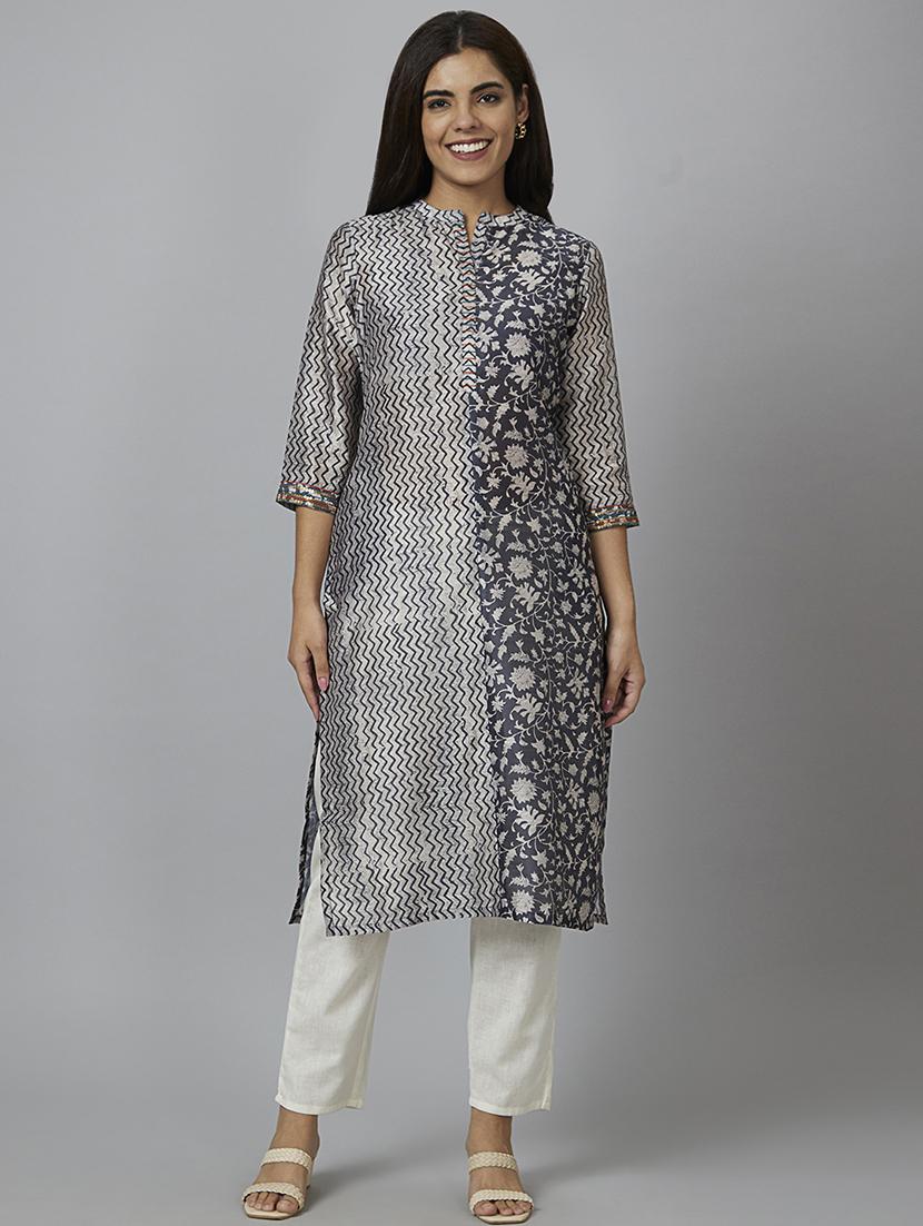 women's straight kurta - 19779281 -  Zoom Image - 0