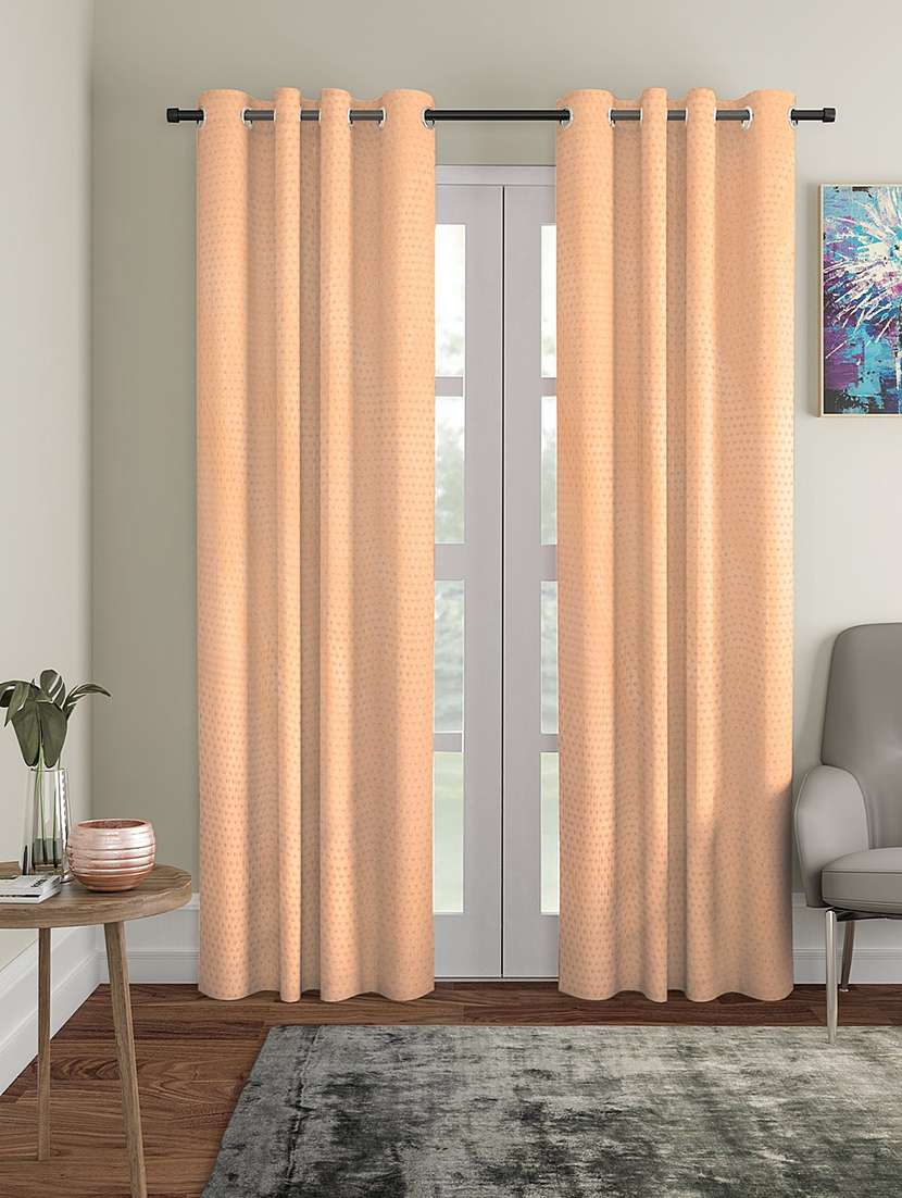 cortina designer eyelet solid home curtains