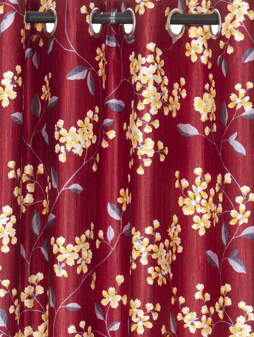 cortina designer eyelet printed home curtains - 19780202 - Standard Image - 1