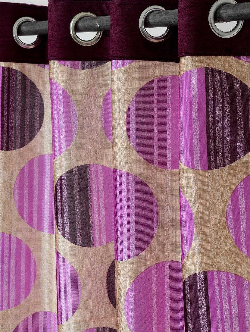 cortina designer eyelet printed home curtains - 19780203 - Standard Image - 1