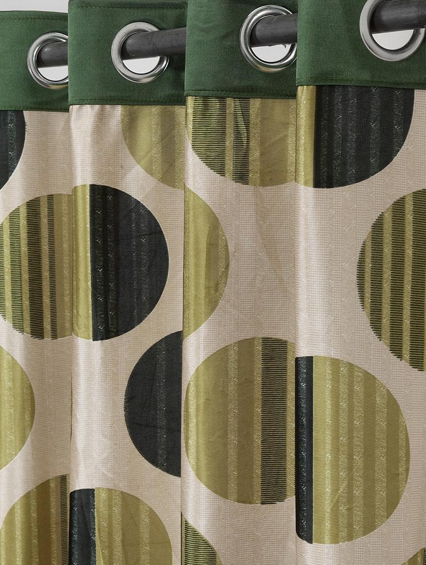 cortina designer eyelet printed home curtains - 19780206 - Standard Image - 1