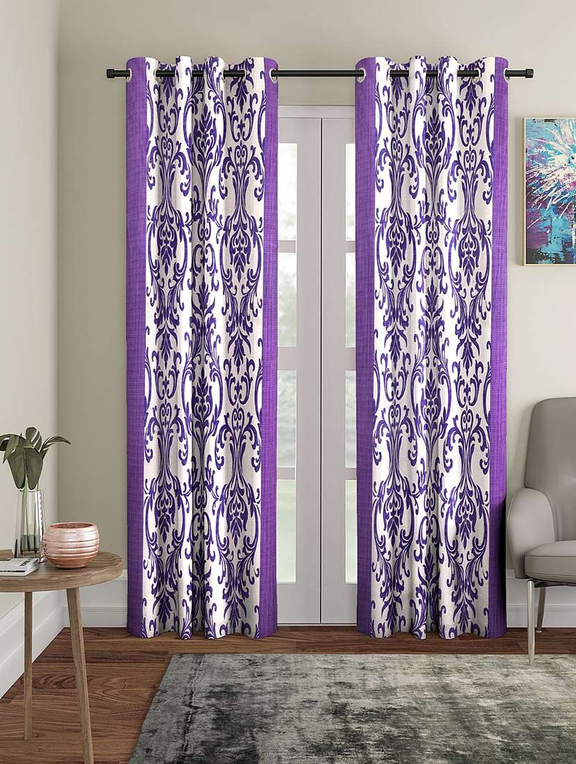 eyelet pack of2 2 piece polyester curtain,door 7 feet