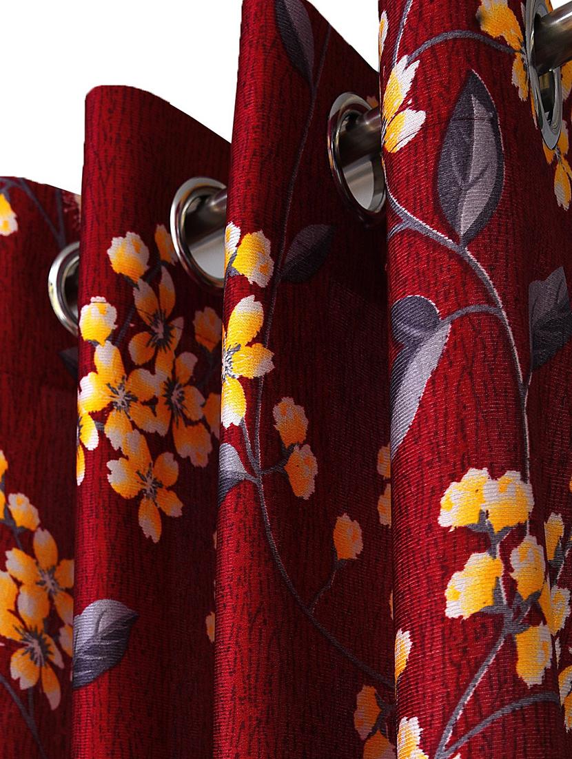 cortina designer eyelet printed home curtains - 19780519 -  Standard Image - 1
