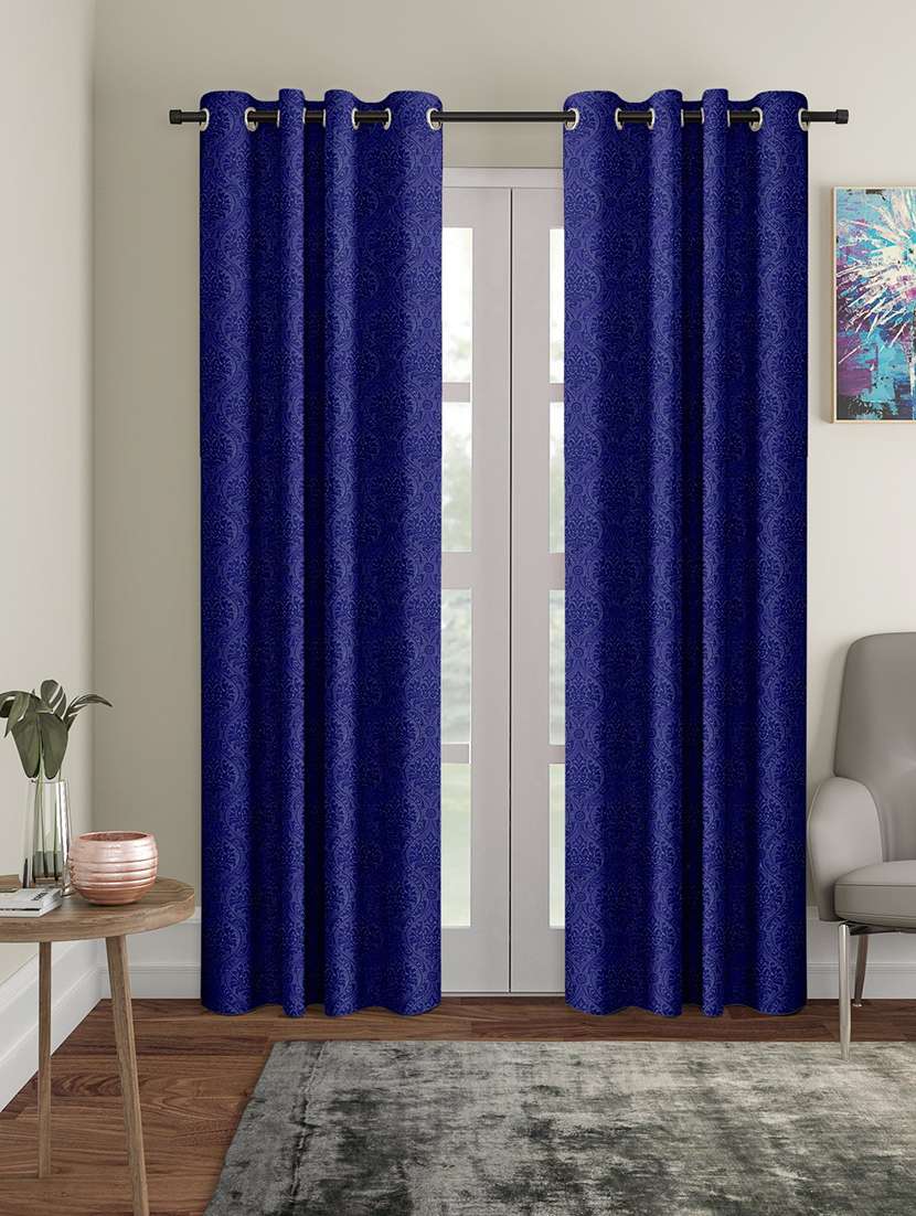 cortina designer eyelet solid home curtains