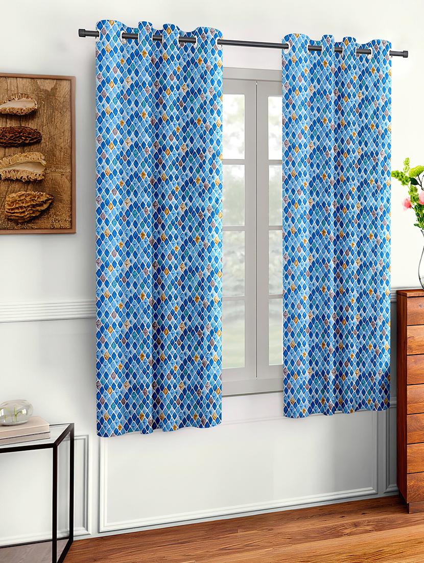 cortina designer eyelet solid home curtains - 19780628 -  Standard Image - 1