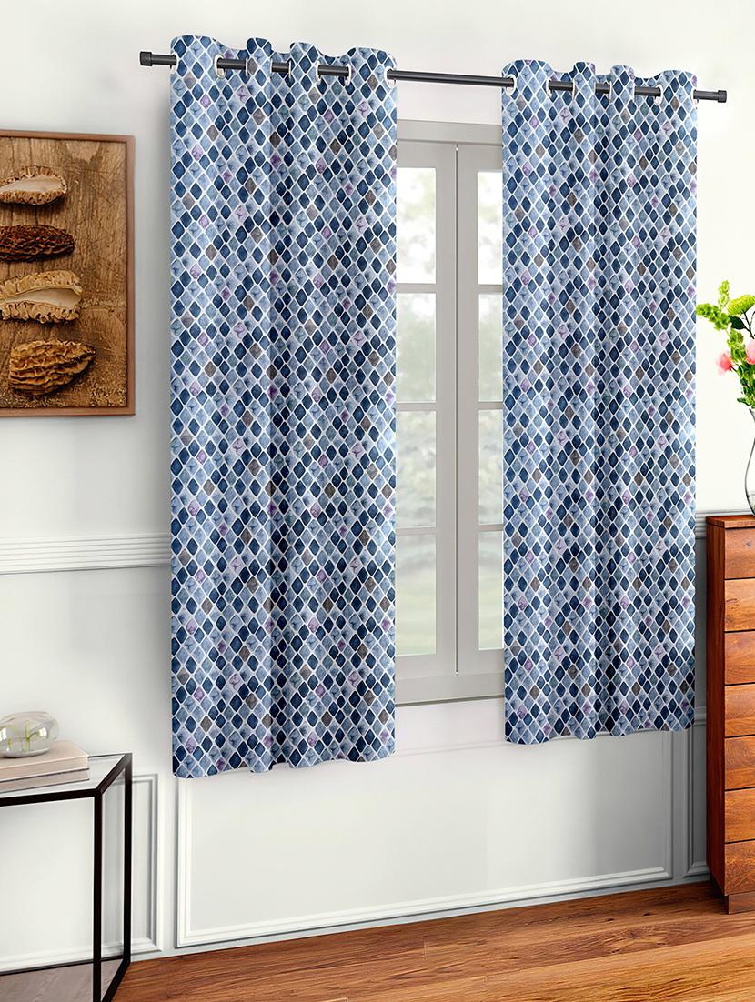 cortina designer eyelet solid home curtains - 19780631 - Standard Image - 1