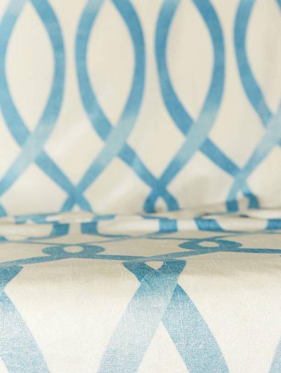 cortina designer eyelet printed home curtains - 19780666 -  Standard Image - 1