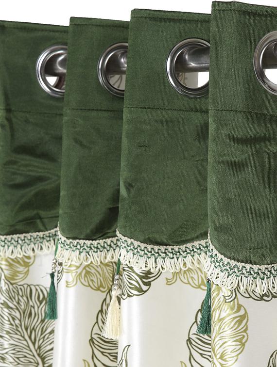 cortina designer eyelet printed home curtains - 19780682 -  Standard Image - 1