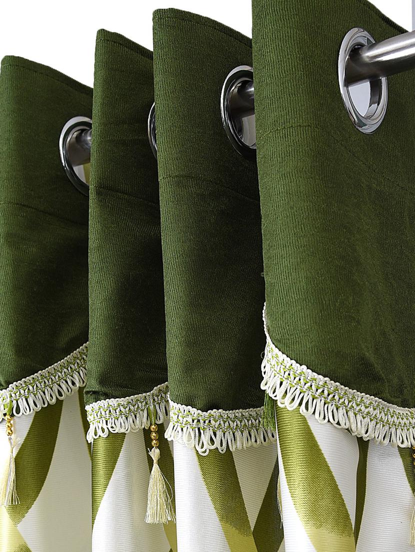 pack of 2 printed door curtain - 19780711 - Standard Image - 1