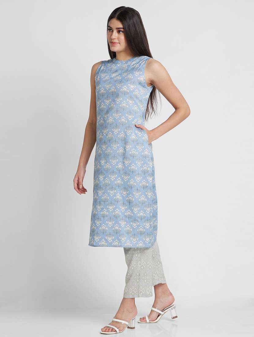 printed kurta pant set - 19780747 -  Standard Image - 1