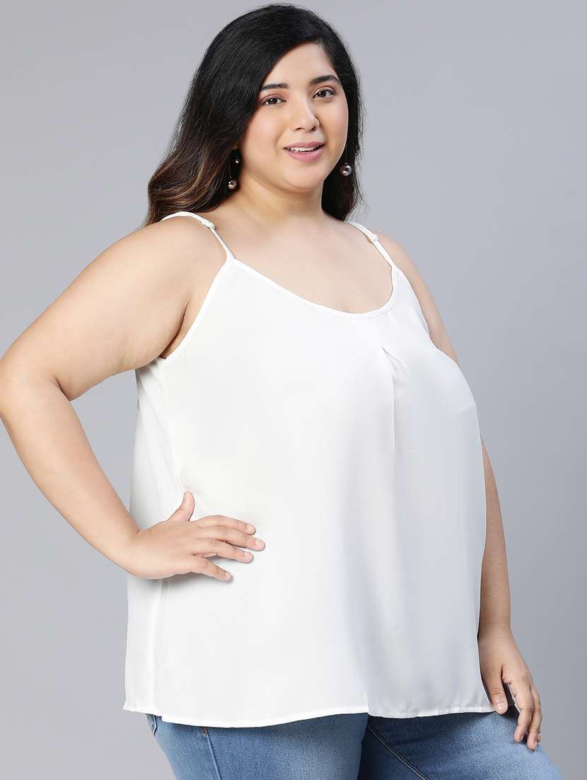 women's tank top shoulder strap top - 19780840 -  Standard Image - 1