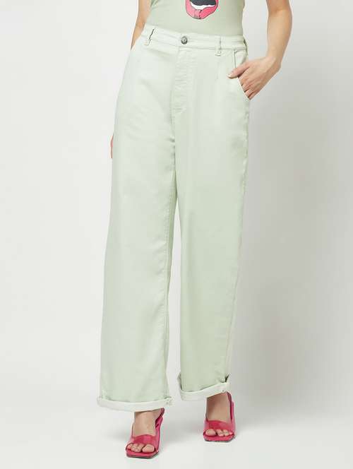 women's plain straight fit jeans - 19780902 - Standard Image - 0