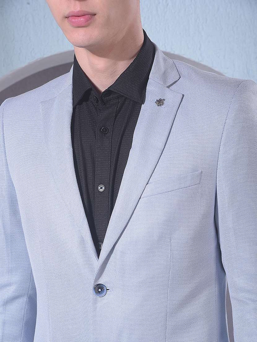 Notched Lapel Check Single Breasted Suit Set - 19781167 -  Standard Image - 1