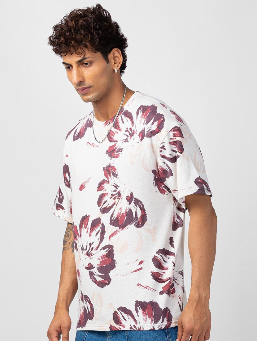 round neck printed regular t-shirt - 19781270 -  Standard Image - 1