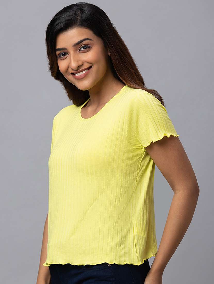 women's plain round neck t-shirt - 19781360 -  Standard Image - 1