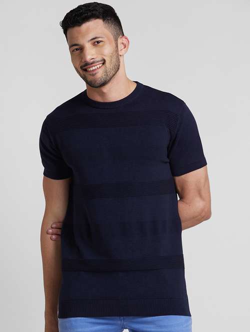 blue cotton regular t-shirt - 19781414 - Standard Image - 0