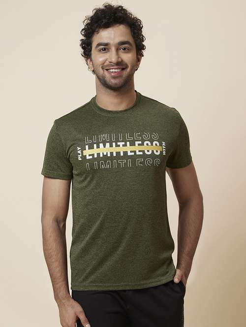 round neck printed t-shirt - 19781431 - Standard Image - 0