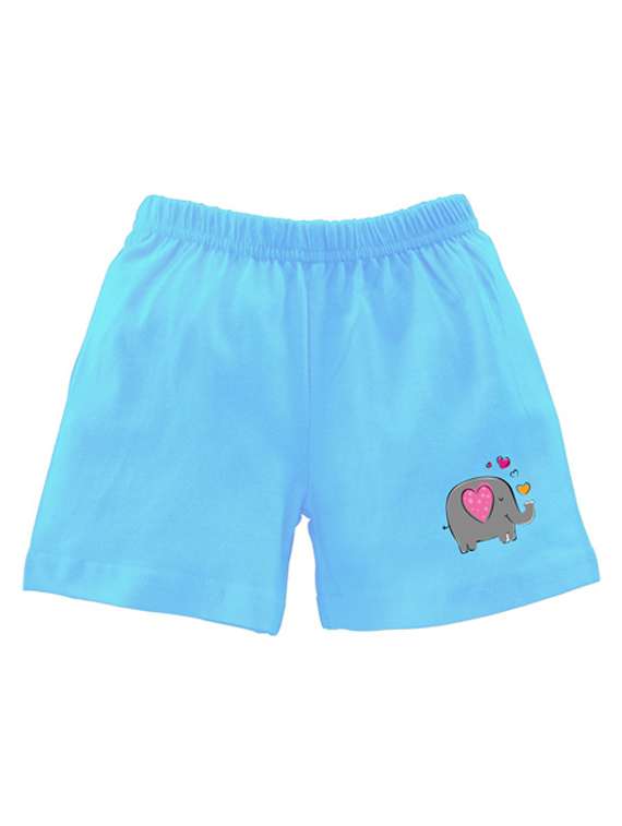 printed cotton shorts