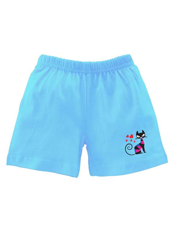 printed cotton shorts