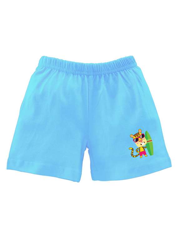 printed cotton shorts