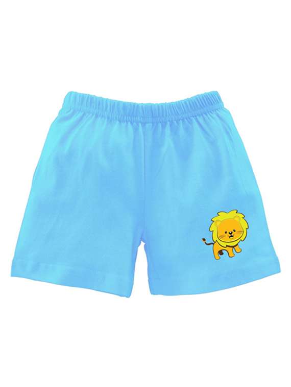 printed cotton shorts