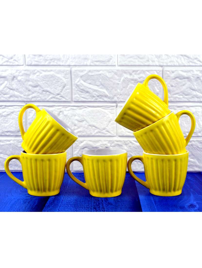 moody panda premium set of 6 cups | cup set | set of 6 cups | ceramic