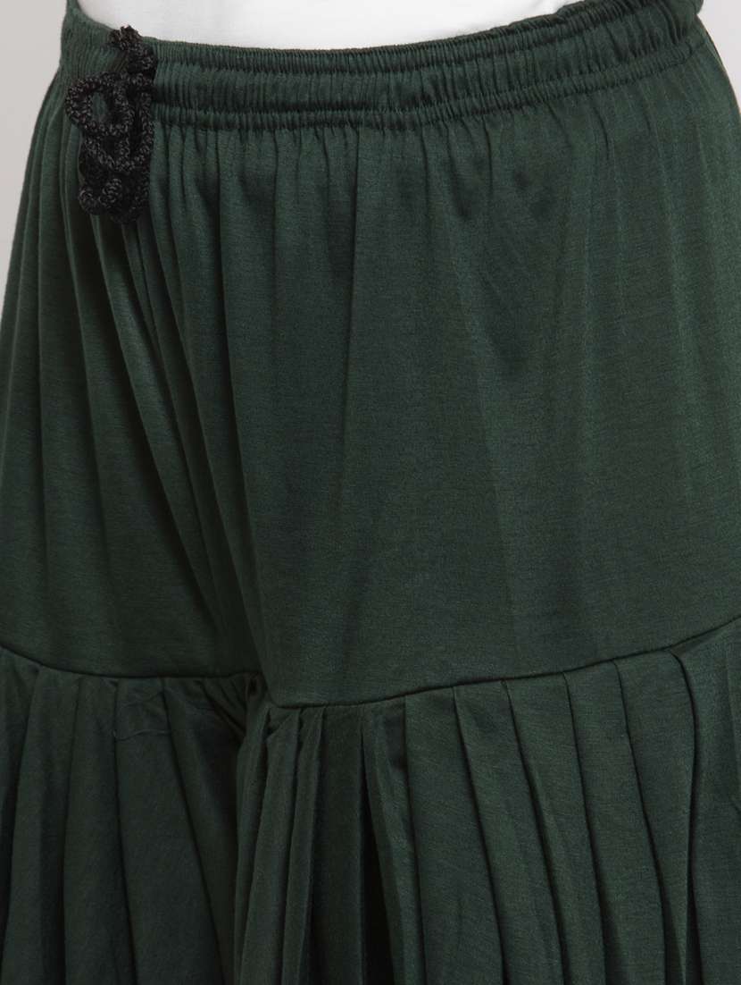 green viscose patiyala salwars - 19783668 -  Standard Image - 4