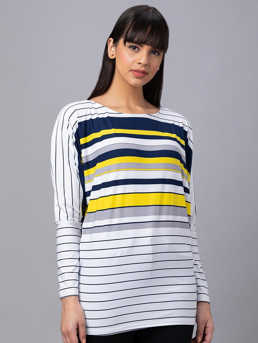 women white polyester regular top - 19783694 -  Zoom Image - 0