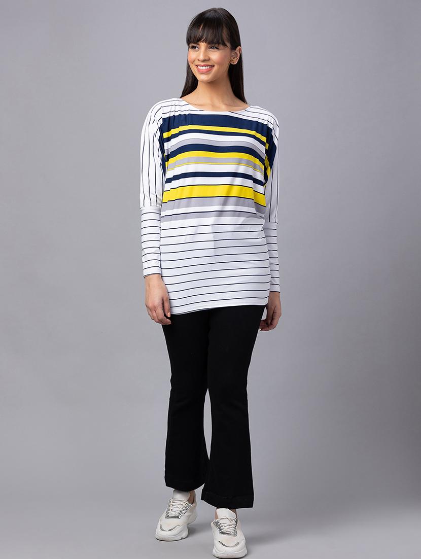 women white polyester regular top - 19783694 - Standard Image - 4