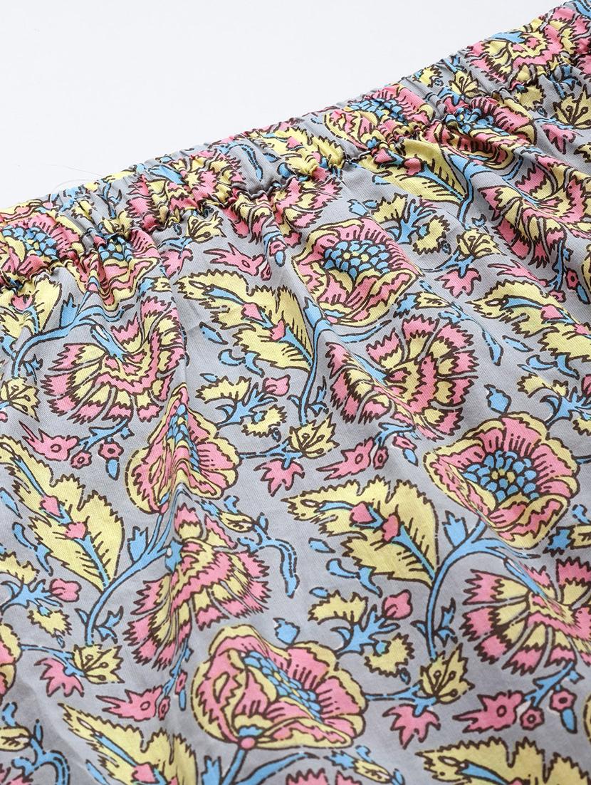 women printed high rise asymmetric skirt - 19784668 - Standard Image - 4