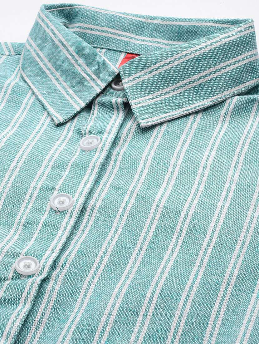 women striped cotton shirt - 19784865 - Standard Image - 4