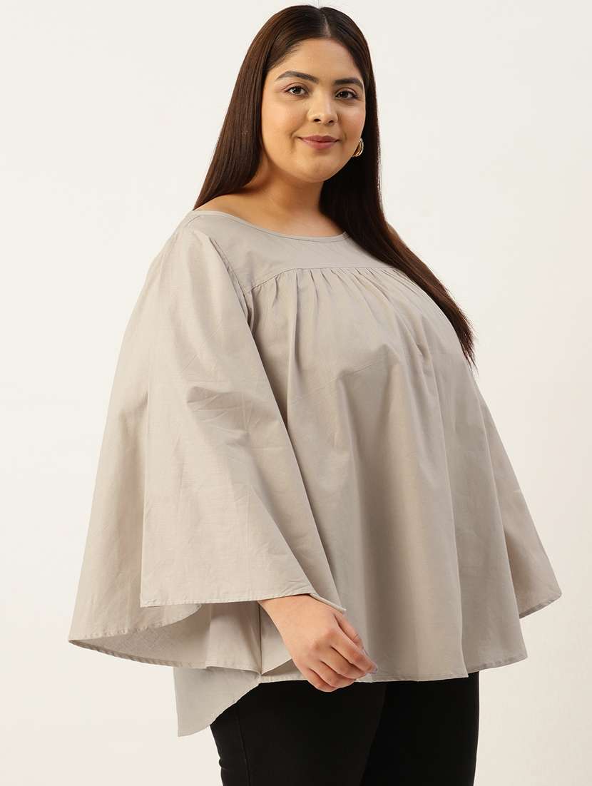 women's a line boat neck top - 19785313 - Standard Image - 1