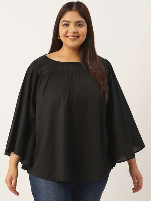 women's straight boat neck top - 19785314 - Standard Image - 0