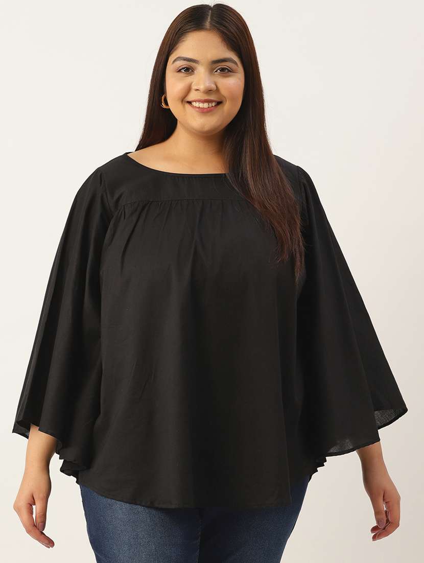 women's straight boat neck top - 19785314 - Zoom Image - 0