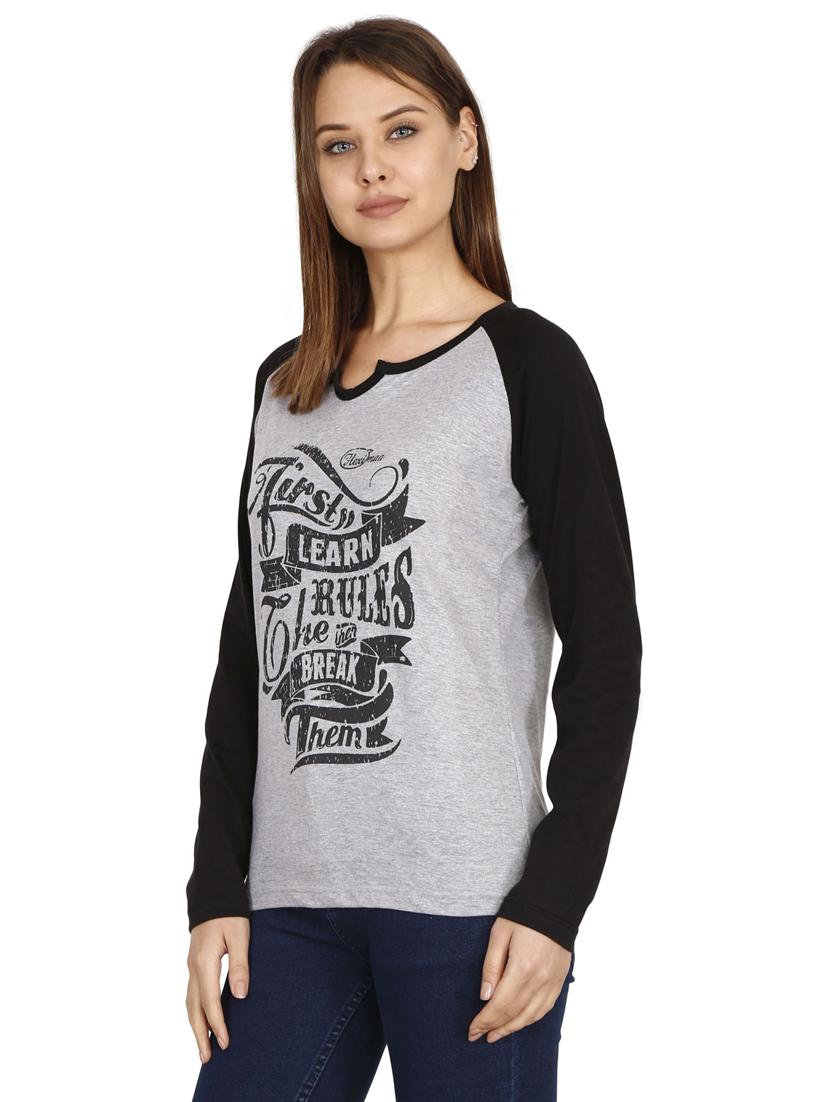 round neck printed regular tees - 19785706 - Standard Image - 1