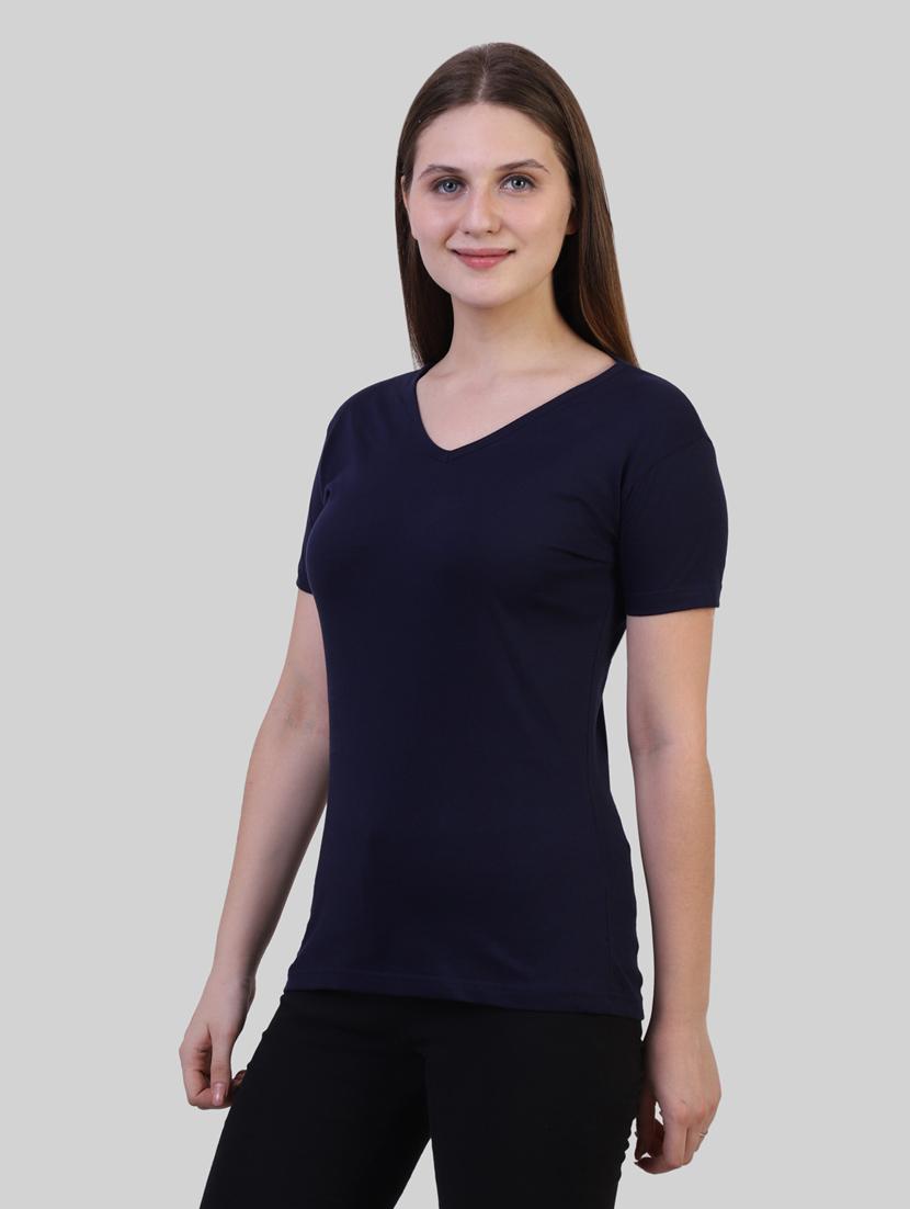 blue cotton regular tshirt - 19785789 - Standard Image - 1
