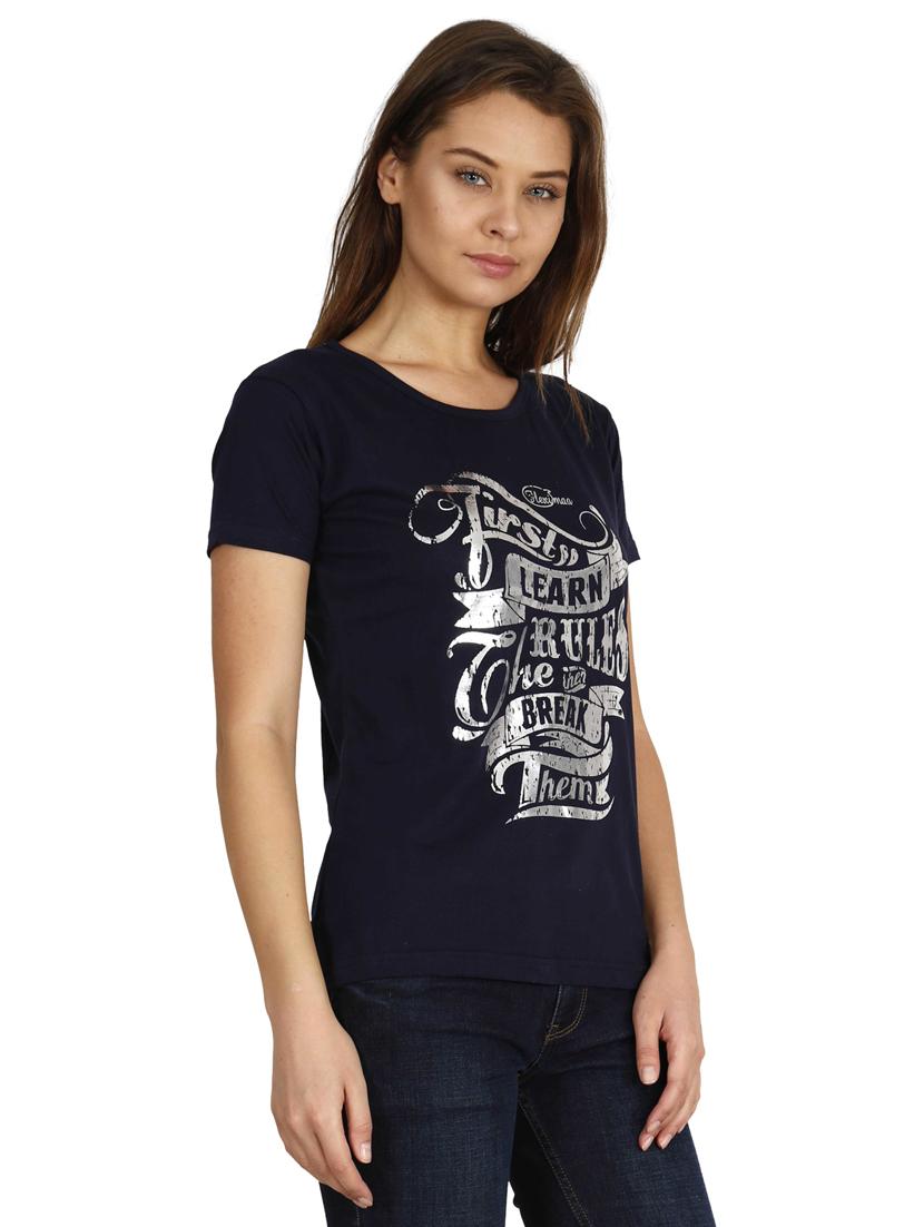 black cotton blend regular tshirt - 19785931 - Standard Image - 1